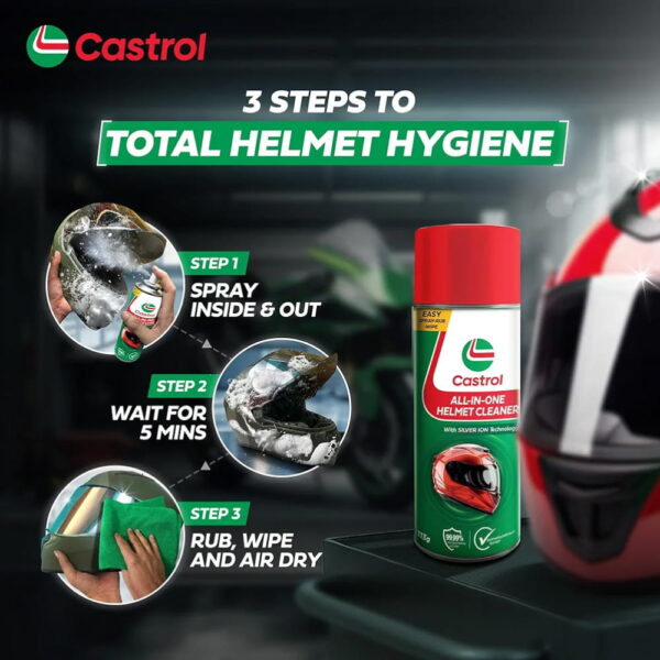 Castrol helmet cleaner