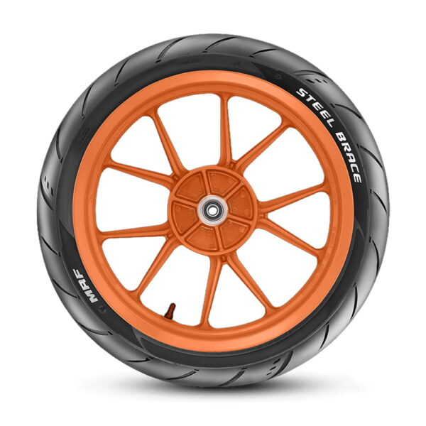 MRF 110/70ZR17 54W STEEL BRACE TL