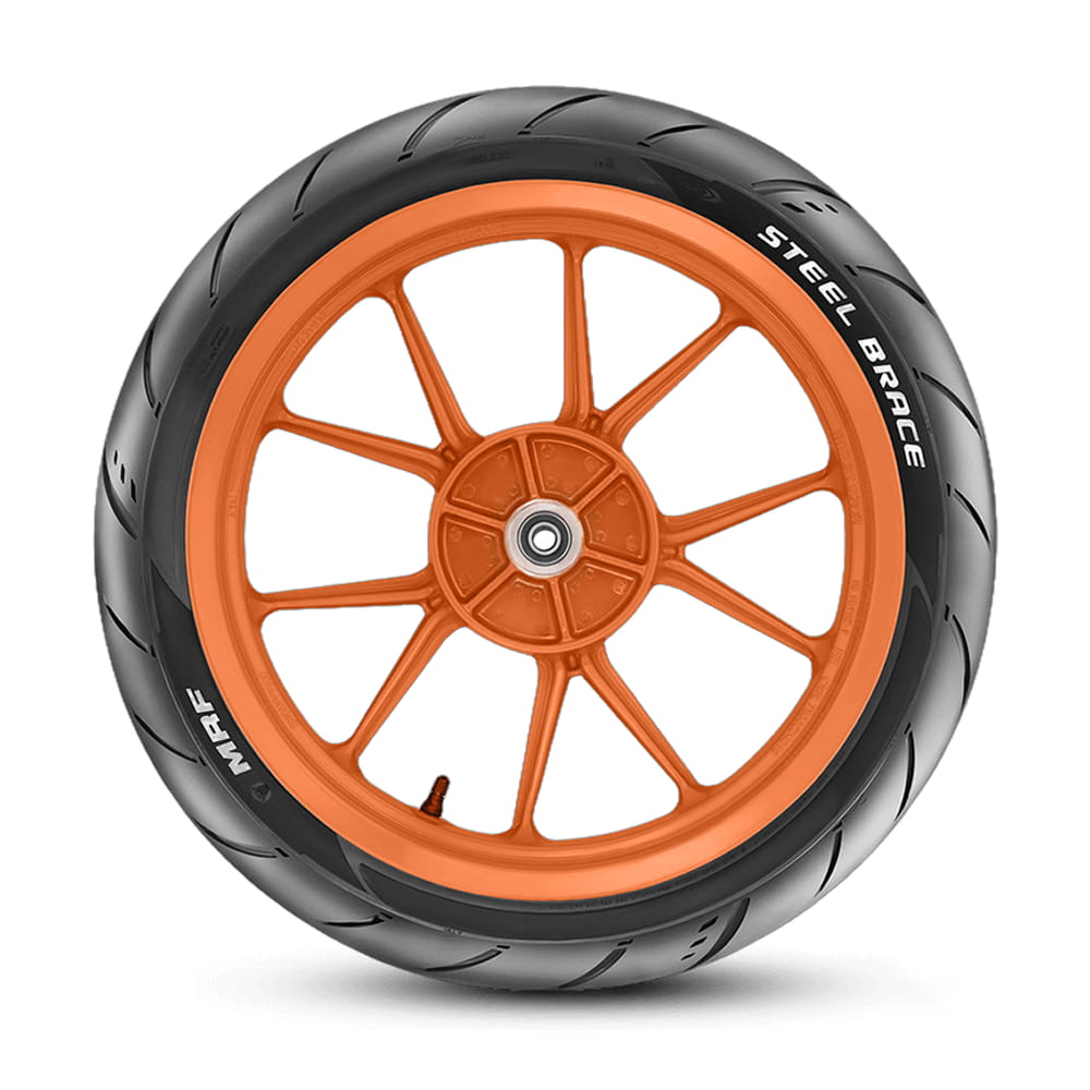 MRF 110/70ZR17 54W STEEL BRACE TL