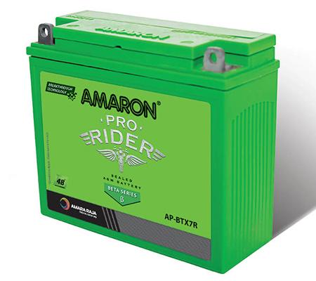 AMARON PRO Bike Rider 2 Wheeler Battery - 12APBTX7 7ah