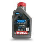 Motul 3000 4T Plus 20W-40 HC-Tech Engine Oil for Bikes 1L