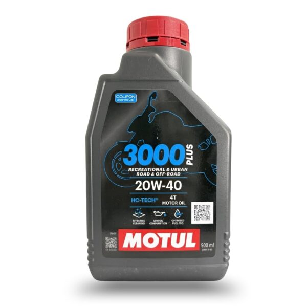 Motul 3000 4T Plus 20W-40 HC-Tech Engine Oil for Bikes 1L