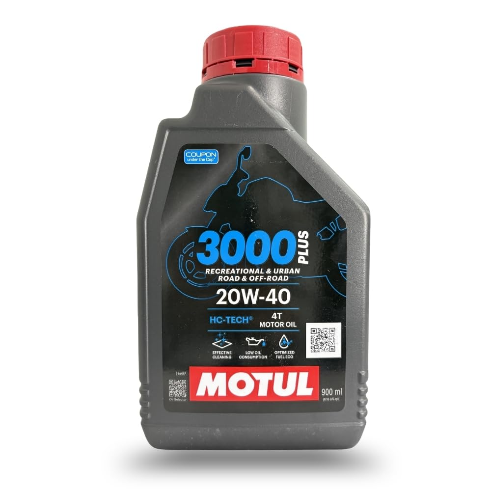 Motul 3000 4T Plus 20W-40 HC-Tech Engine Oil for Bikes 1L